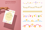 Happy Easter day vector collection, a Decorative Illustration by Peviotadesign (Thumbnail 6 of 14)