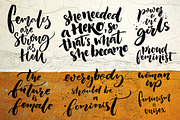 Hand lettering quotes about woman, a Graphic by Anna's Creative Store (Thumbnail 2 of 5)