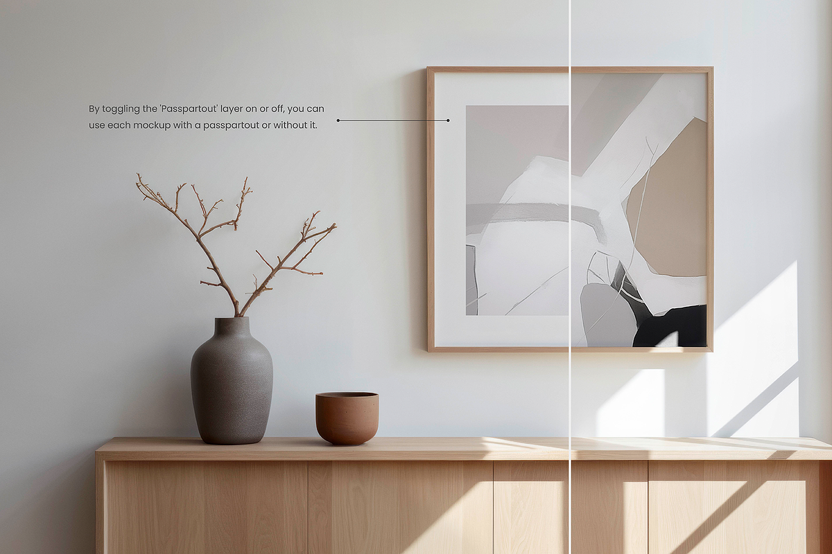 Frame Mockups | Play of Sunlight, a Product Mockup by PARTNERS IN CRIME (Photo 4 of 8)