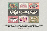 Retro Ashington - Vintage Font, a Script Font by Subectype Studio (Thumbnail 6 of 11)