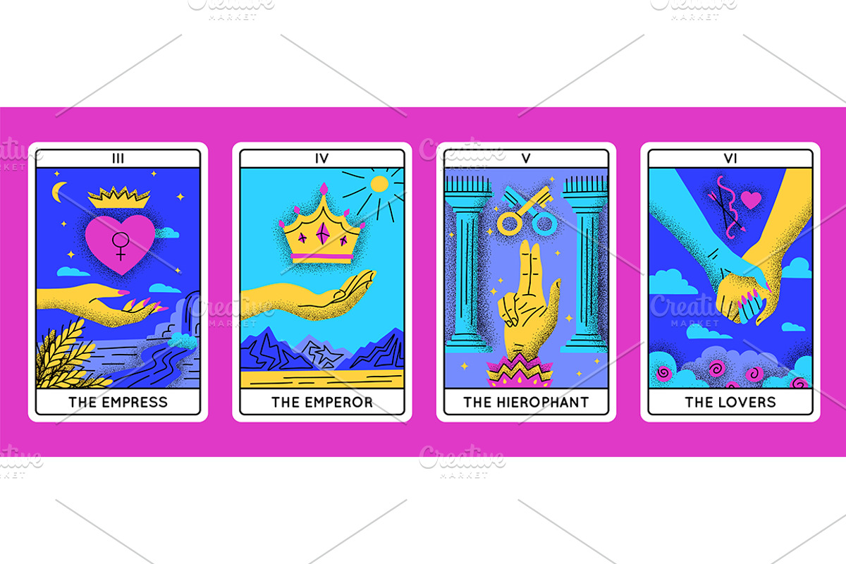 Magical Tarot Cards Major Arcana, an Object Illustration by Bigmouse_art (Photo 2 of 6)