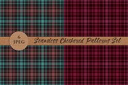 PLAID CHECKERED seamless patterns, a Pattern Graphic by Futurel (Thumbnail 4 of 4)