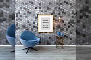 Brick Photorealistic Frame Mockups, a Print Template by desgiant (Thumbnail 5 of 5)