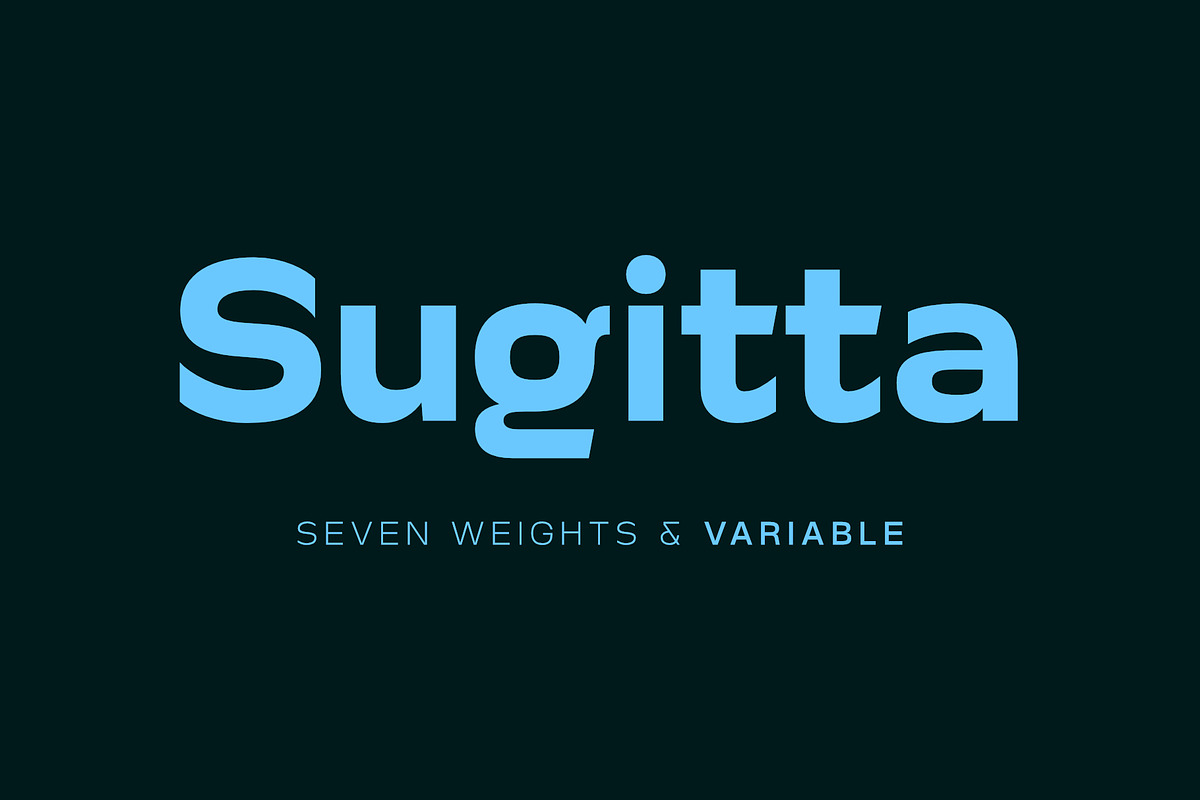 Sugitta – Modern Geometric Sans, a Sans Serif Font by ESEM (Photo 1 of 10)