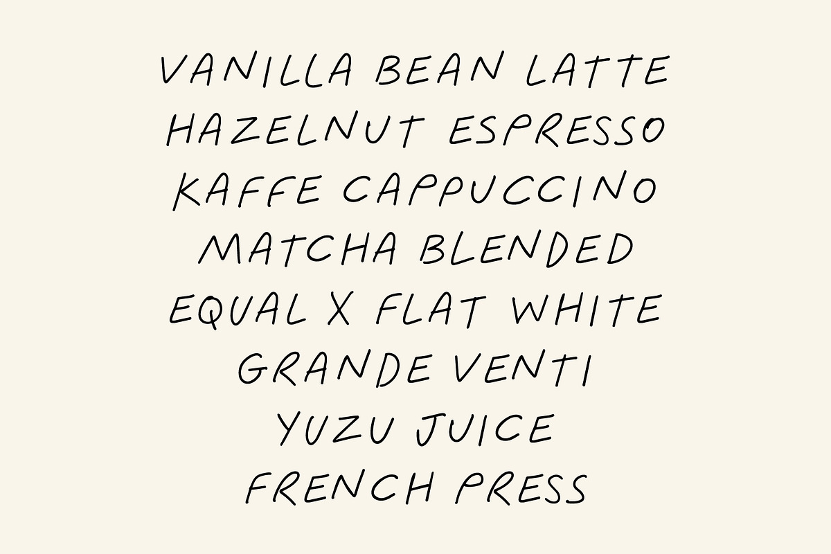 Mezzanotte - Hand Drawn Font Trio, a Handwritten Font by DISTRICT 62 STUDIO (Photo 9 of 15)