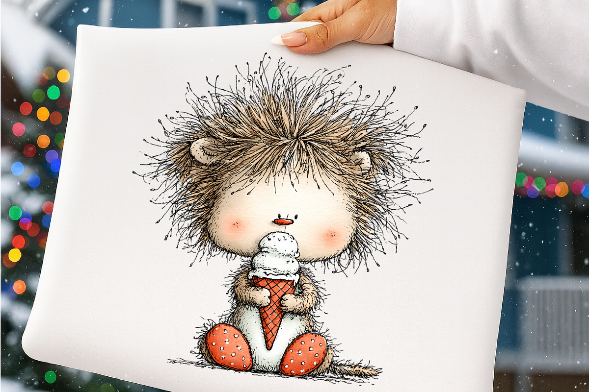 Whimsical Ice Cream Pngs, an Illustration by SinaCreation (Photo 6 of 7)