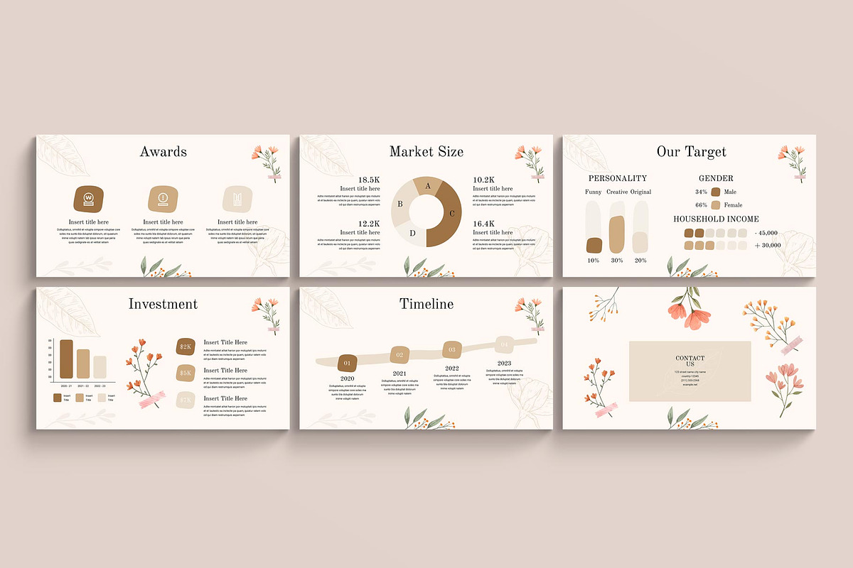 Aesthetic Pitch Deck Presentation, a Presentation Template by TemplatesForest (Photo 5 of 5)