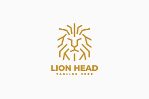 Lion Head Logo Template, a Branding & Logo Template by Zeer Graphic