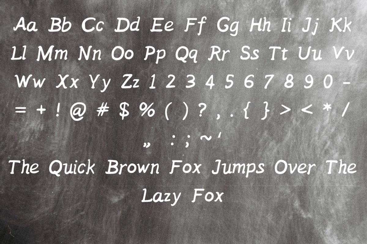 Coba Coba Handwritten Font preview 2