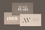 Pearlone - Stylish Stencil Serif, a Serif Font by Sarid Ezra (Thumbnail 8 of 9)