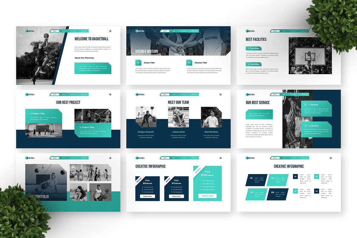 Basketball - Sport Powerpoint preview 3