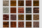 100 Brick Procreate Brushes, a Brush Add-On by TheWhiteCatLab (Thumbnail 9 of 10)