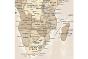 Vector World Map - Pacific View, a Graphic by PorcuPen Works (Thumbnail 4 of 6)