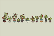 Vector Cactus Set, an Illustration by Inkwell Supply Co (Thumbnail 2 of 11)