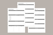 Generic Planning Pages Set V-04, a Stationery Template by shahsoft (Thumbnail 3 of 3)