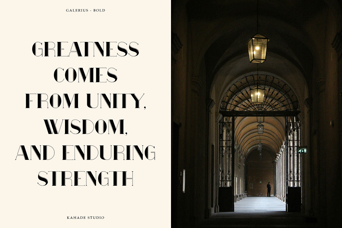 Galerius | Display Serif Font, a Serif Font by Kahade Studio (Photo 5 of 10)