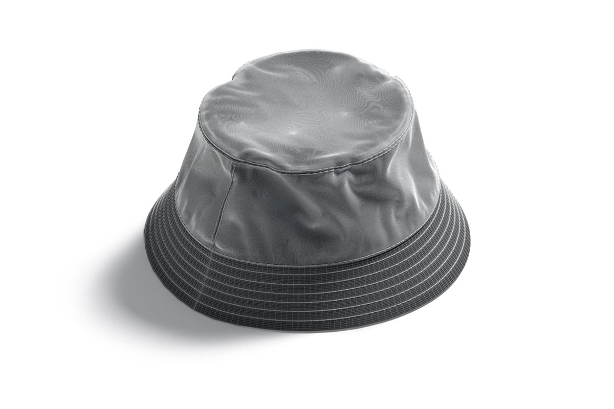 Black Nylon Bucket Hat 3D Model, an Object 3D Model by rebrandy (Photo 10 of 10)