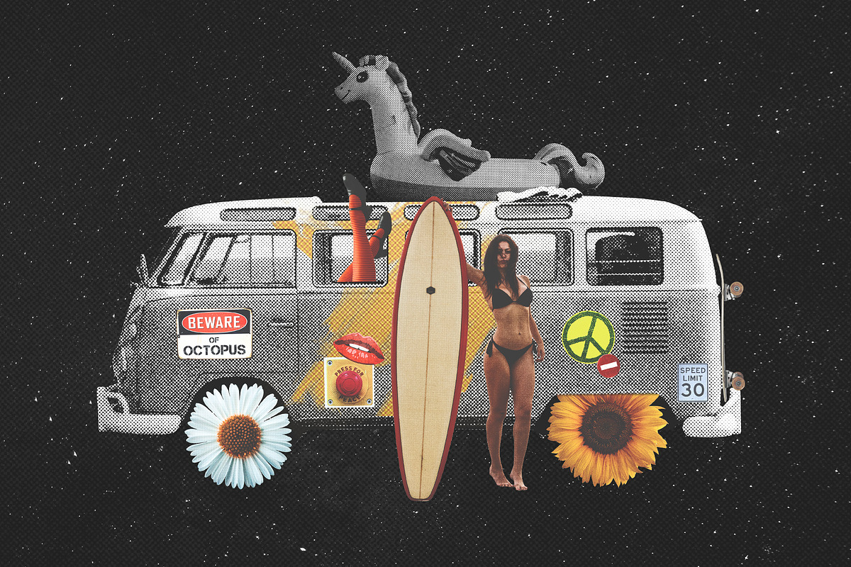 Collage Creator - 1400+ Cutouts, an Object Graphic by Graphicdome (Photo 25 of 47)