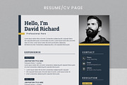 Modern Resume/CV Template, a Resume Template by Proper_media (Thumbnail 3 of 5)