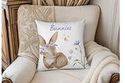 Watercolor Floral Bunny Clipart, an Illustration by MockupWizard (Thumbnail 5 of 5)
