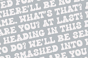 Nostalgia Hand Drawn Retro Font, a Sans Serif Font by Mastilo Designs (Thumbnail 5 of 6)