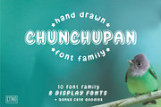 Chunchupan Font Family, a Script Font by LTNG STUDIO (Thumbnail 1 of 9)