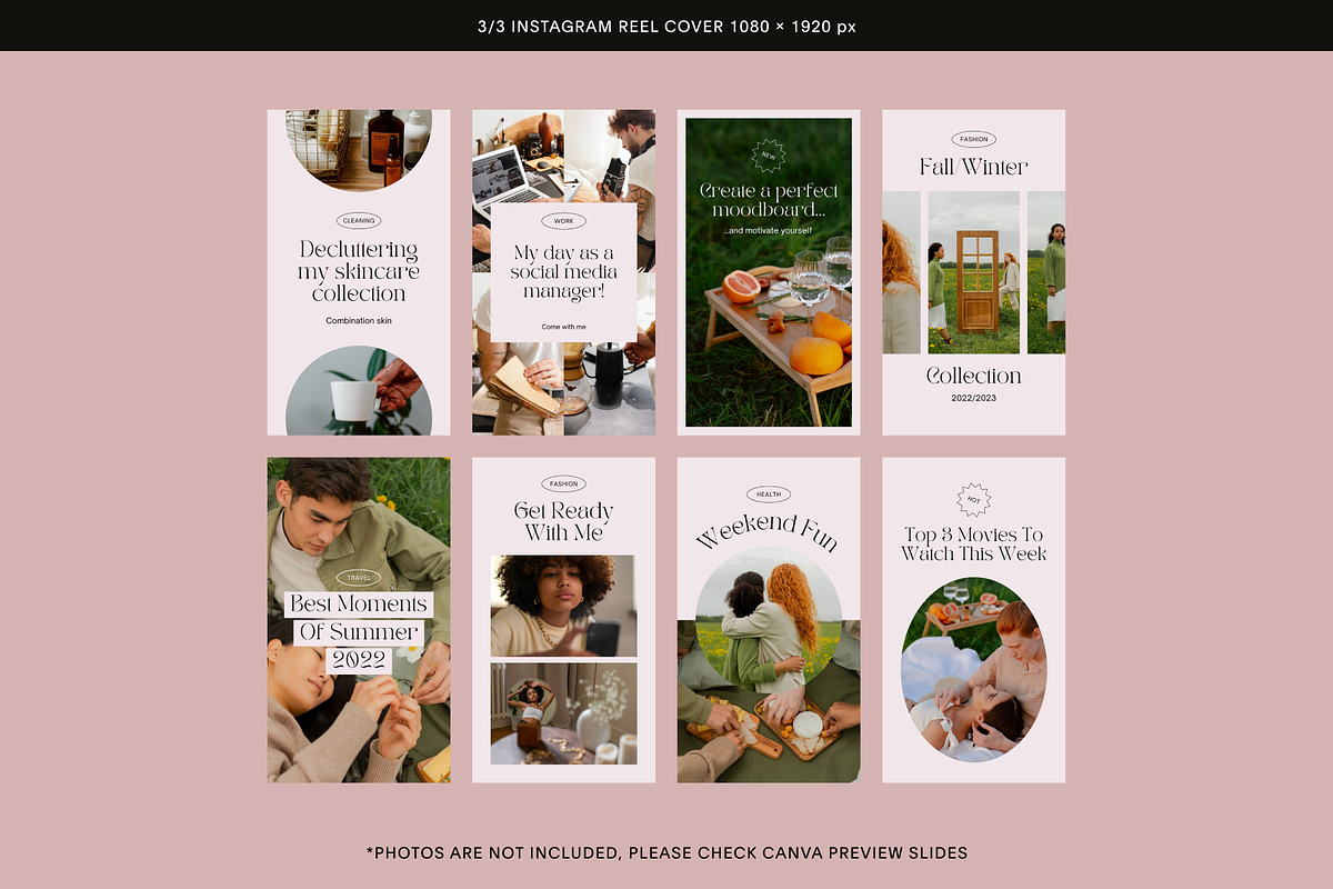 20 Pink Instagram Reel Covers, a Social Media Template by Studio K (Photo 3 of 7)