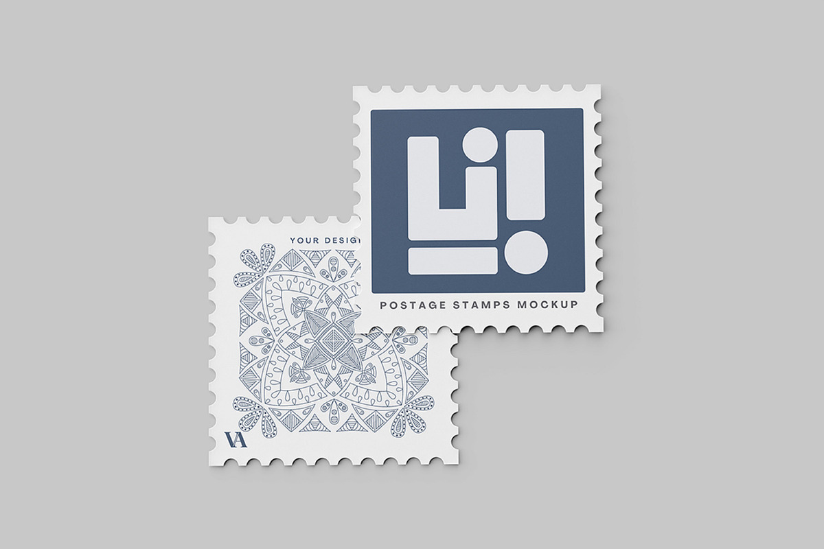 Postage Stamp Mockup, a Branding & Logo Template by Graphic_world89 (Photo 5 of 9)