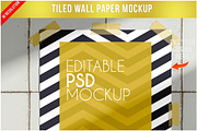 Tiled Wallpaper PSD, a Product Mockup by Bruno's Shop (Thumbnail 1 of 3)