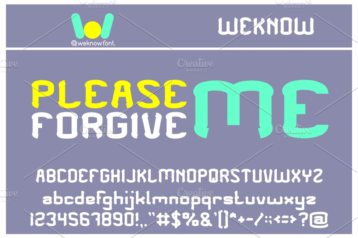 Please forgive me font, a Font by weknow (Photo 1 of 5)