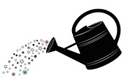 Watering Can Silhouette Bundle, an Illustration by Gaye Art (Thumbnail 2 of 31)