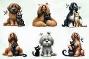 Quirky Dog And Cat Friendship, an Illustration by Creative Art (Thumbnail 2 of 6)