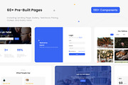 Windland Multipurpose Landing Page, a Landing Page Template by Product Experience (Thumbnail 2 of 6)