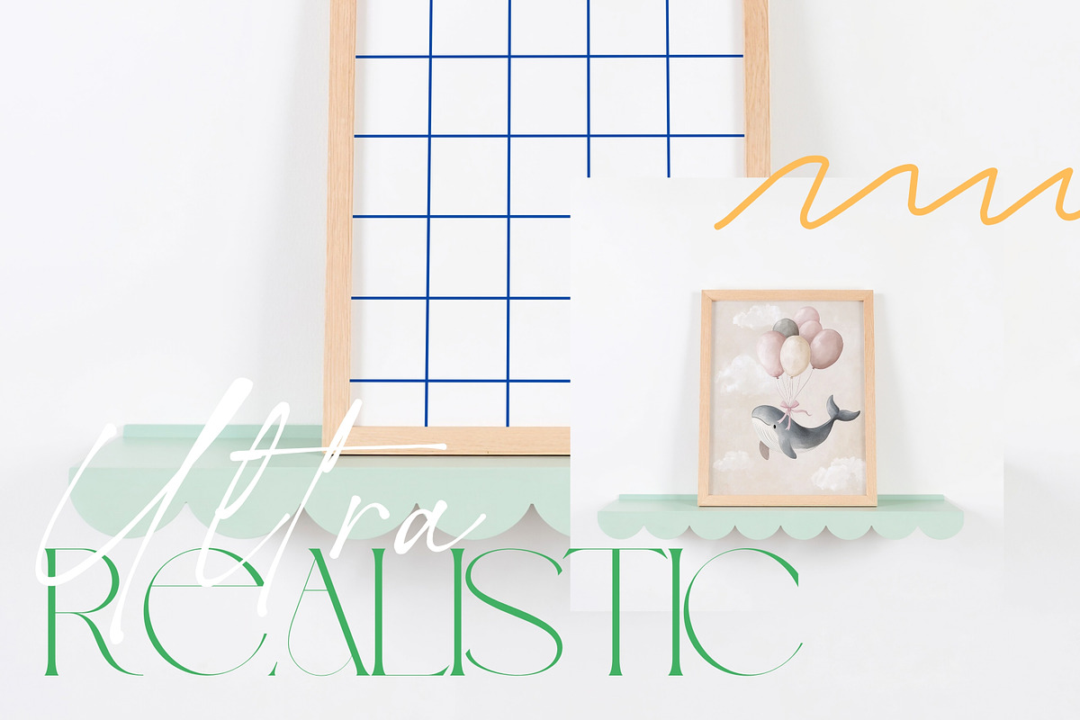 30x Nursery Frame Mockups Set, a Mockup by First Impression Mockups (Photo 3 of 9)