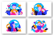 10 Peaceful Breathwork Session, a Person Illustration by denayunebgt (Thumbnail 3 of 4)