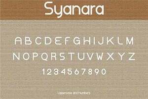 Syanara Modern Sans Serif