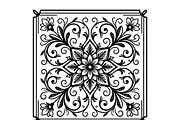 50 Elegant Floral Ornament Bundle, a Decorative Illustration by Amazin_art (Thumbnail 12 of 42)