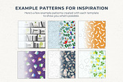 6 Seamless Pattern Templates (Vol 2), a Pattern Graphic by Fern & Quill (Thumbnail 6 of 12)