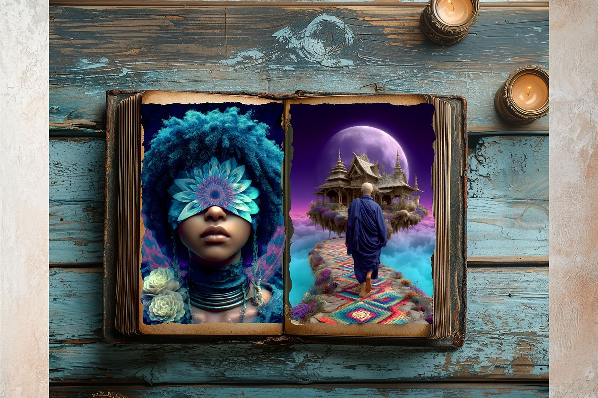Echoes of the Unseen Digital papers, a Person Illustration by ThatsDesignArt (Photo 17 of 17)