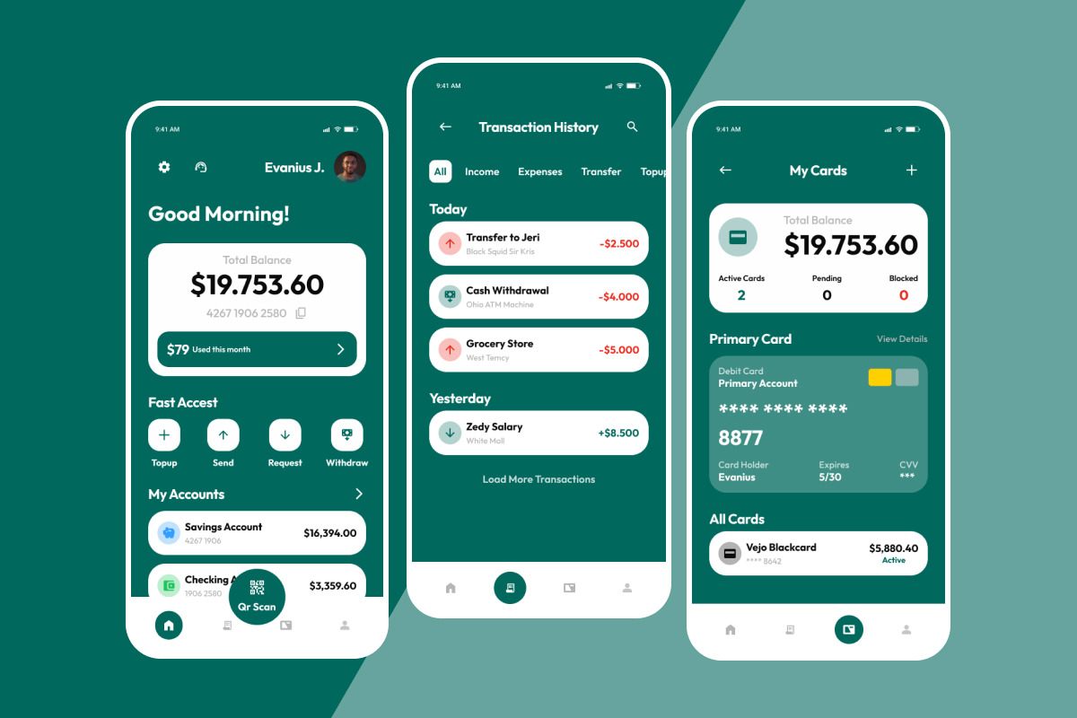 Sobat Finance – Neobank App Design, an App Template by productype1 (Photo 4 of 5)