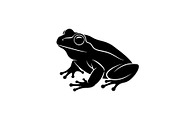 Frog Silhouette Vector Bundle, an Illustration by jahid234 (Thumbnail 9 of 46)