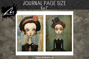 Odd Whimsical Girl, Quirky Pages, a Person Illustration by Digital Art Mahdiseño (Thumbnail 4 of 9)