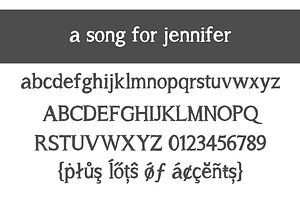 A Song For Jennifer Bold