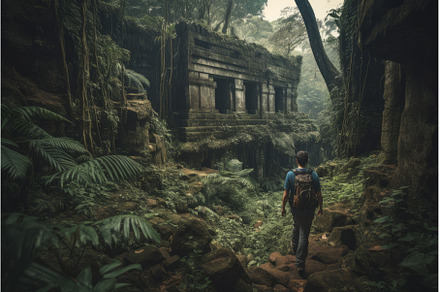 Discovering lost city temple, an Architecture Photo by Ylivdesign
