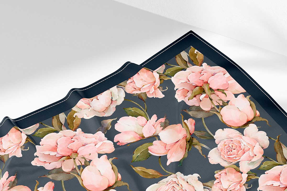 Watercolor Rose Floral Elements, a Decorative Illustration by Damian Roh (Photo 5 of 13)