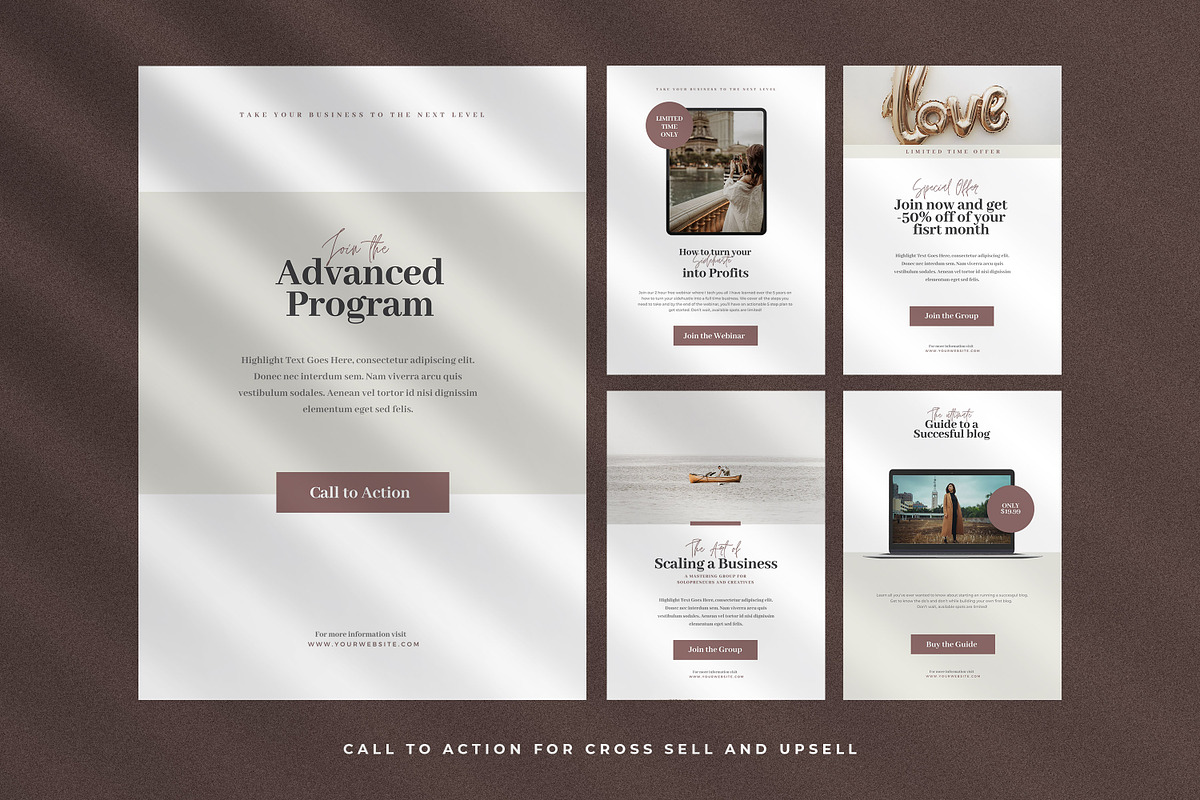 eCourse & Webinar Workbook Templates, a Magazine Template by AndrewPixel (Photo 11 of 12)