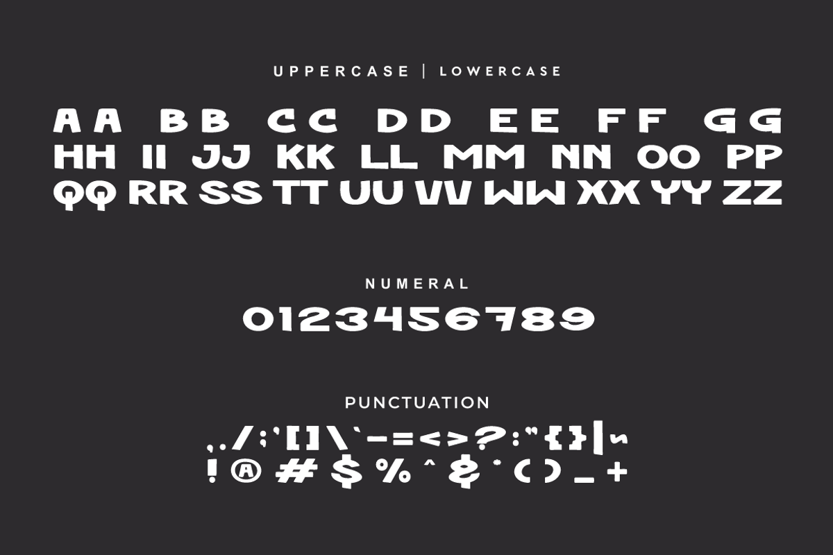 Umijo Kotan - Food Font, a Sans Serif Font by Iqsiart Studio (Photo 6 of 7)