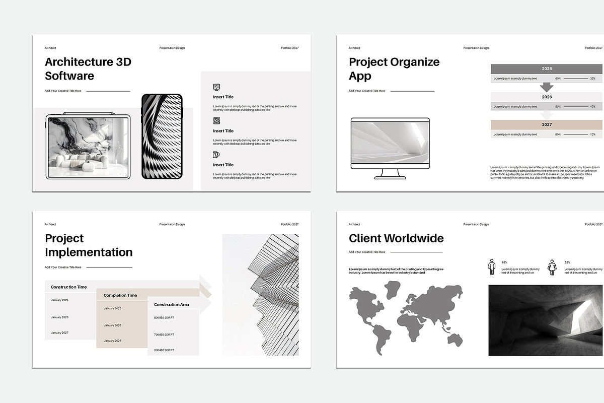 Minimal Architecture Presentation, a Presentation Template by Blackcloud_Creations (Photo 5 of 6)