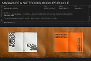 Magazines & Notebooks Mockup Bundle, a Books & Magazine Mockup by FURIOSO mockups (Thumbnail 6 of 14)