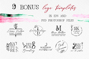 Rose Petals. Font duo + Bonuses., a Script Font by Red Ink (Thumbnail 12 of 13)